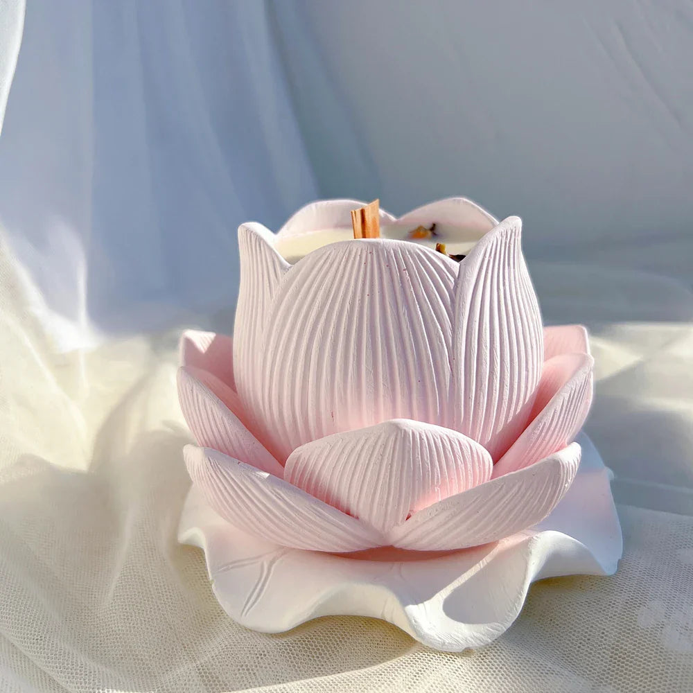 Lotus Tea Light Holder Silicone Mould