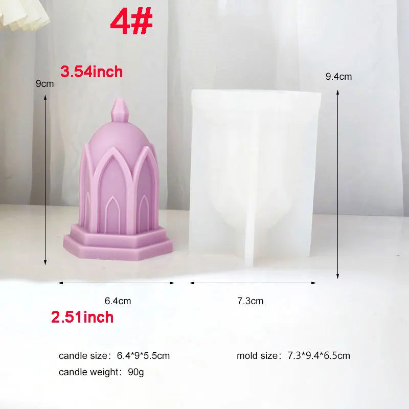 Architectural Dome Candle Mould