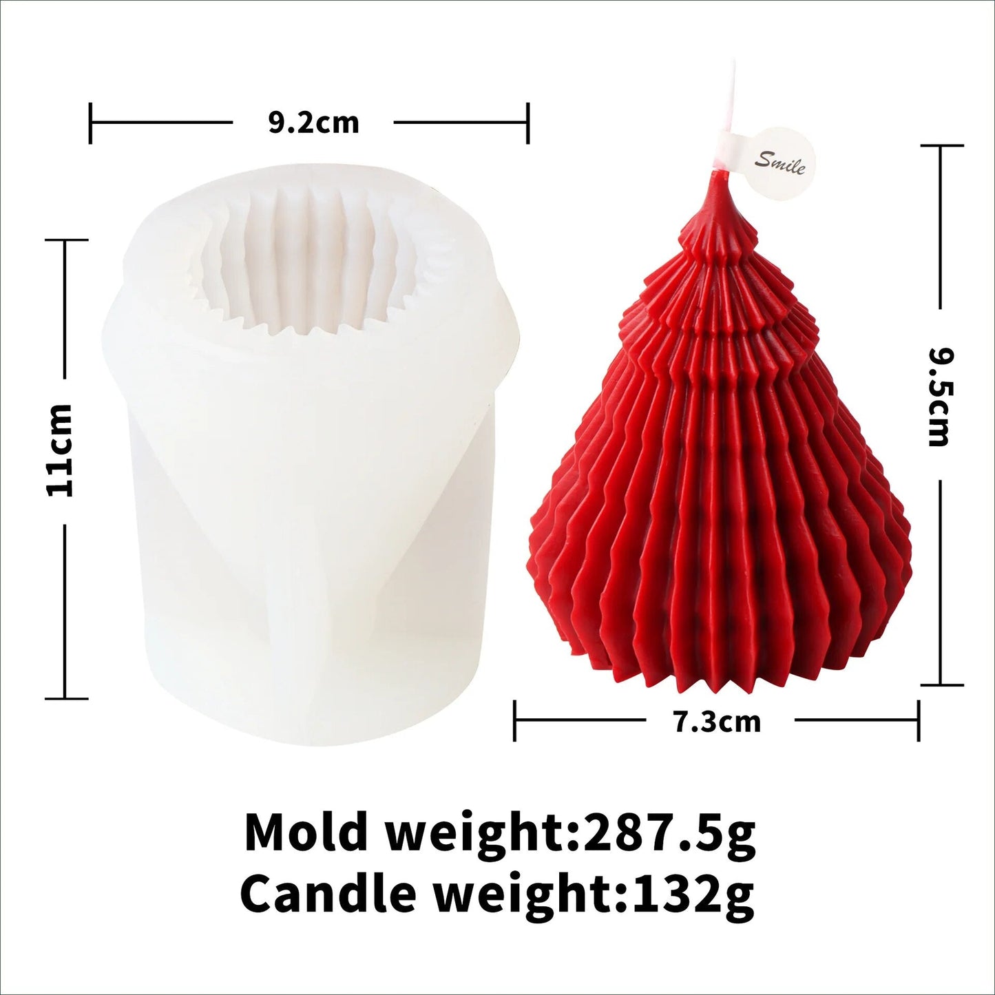 New Christmas Tree Candle Moulds