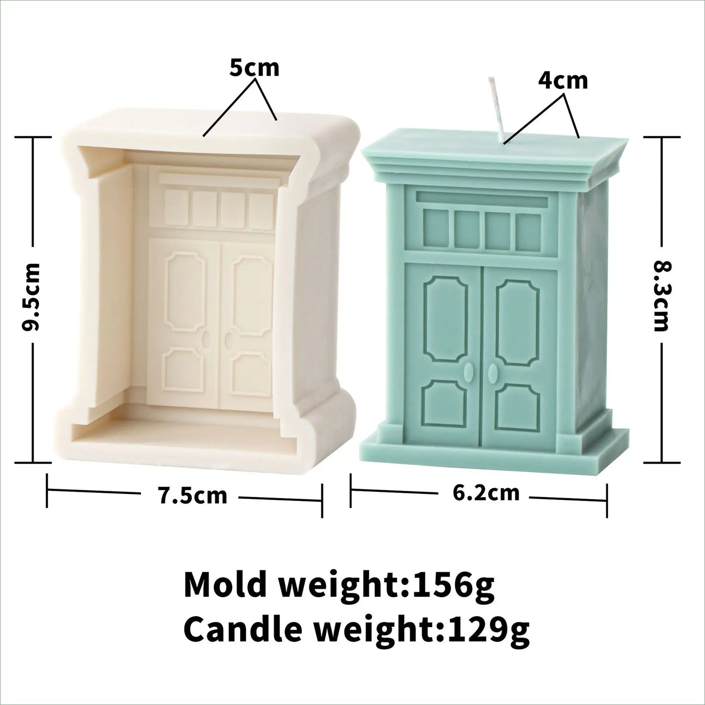 Doors And Windows Silicone Mould for Candles