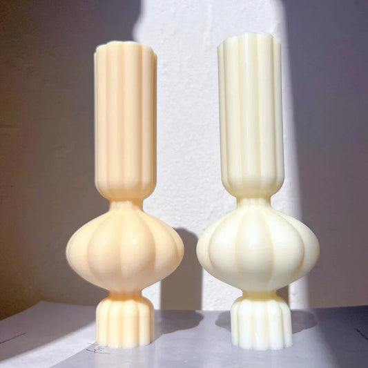 Unique Tall Pillar Silicone Candle Mould