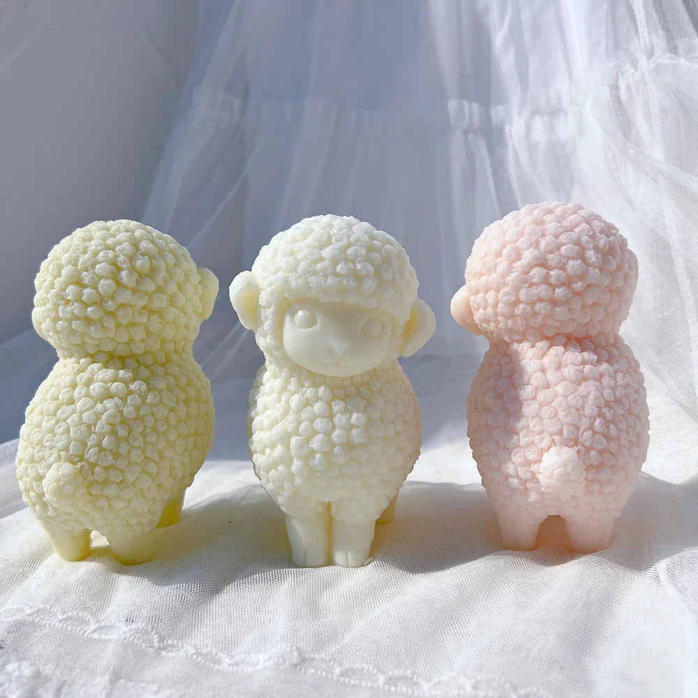 Cute Sheep Silicone Candle Mould