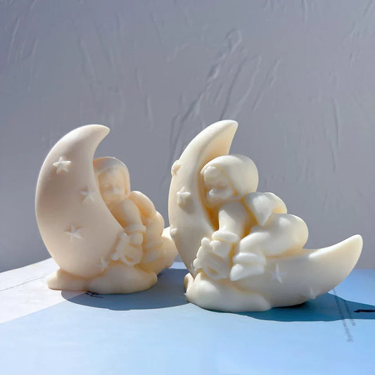 Moon Dreamer Baby Candle Silicone Mould