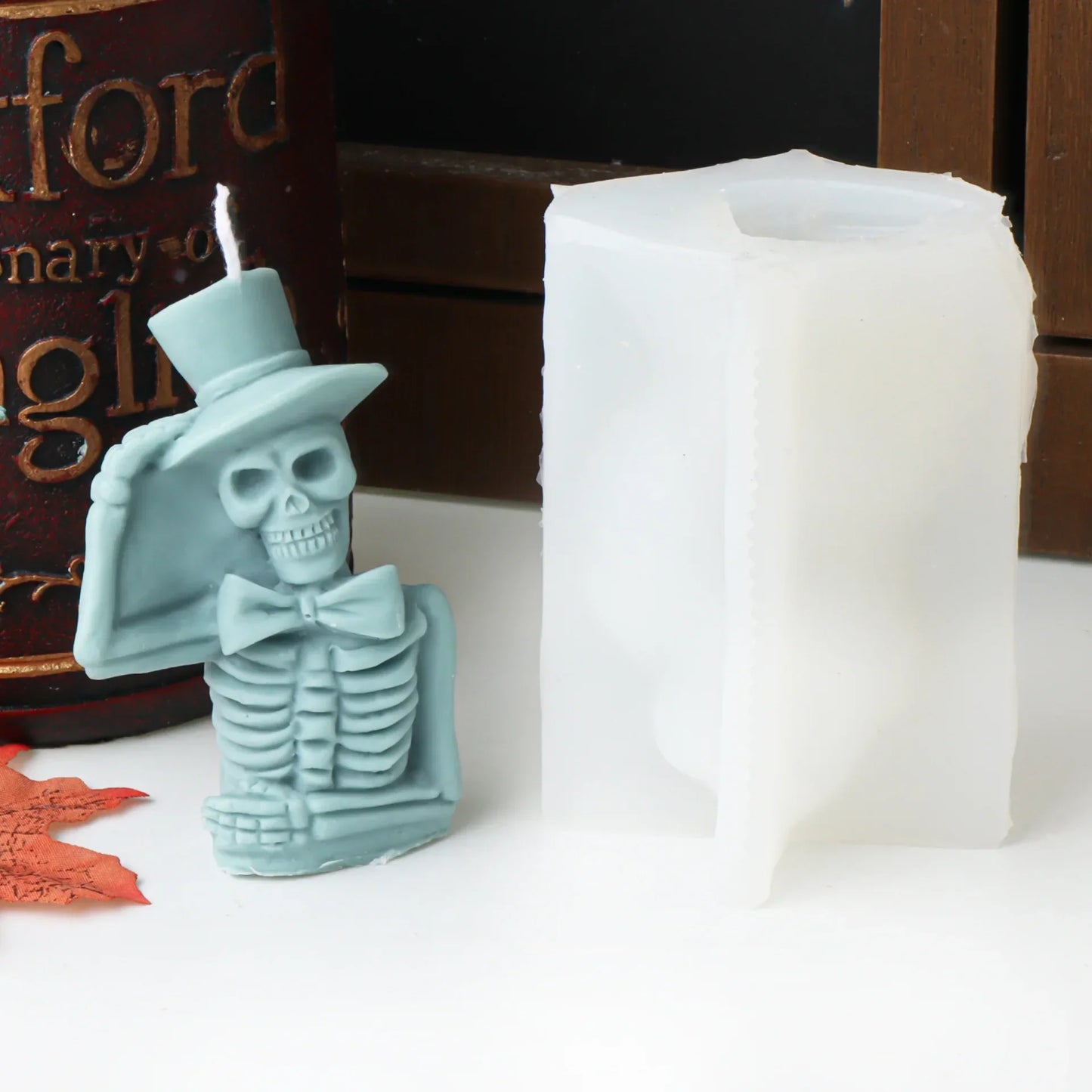 Halloween Spooky House Candle Silicone Moulds