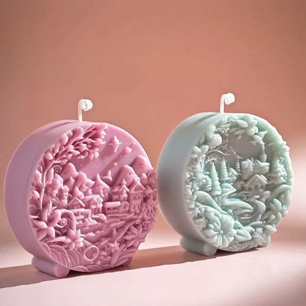 Secret Realm Christmas Forest Moulds for Candle