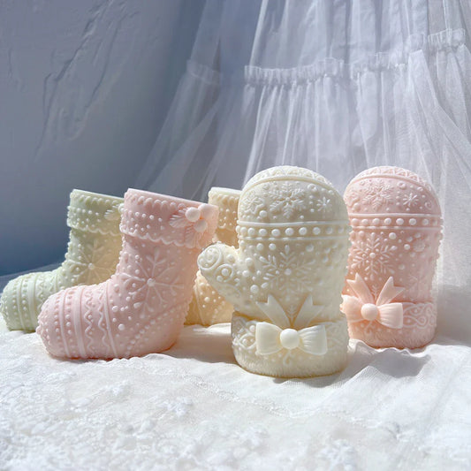 Gingerbread Christmas Stocking Candle Moulds