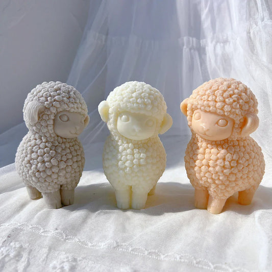 Cute Sheep Silicone Candle Mould