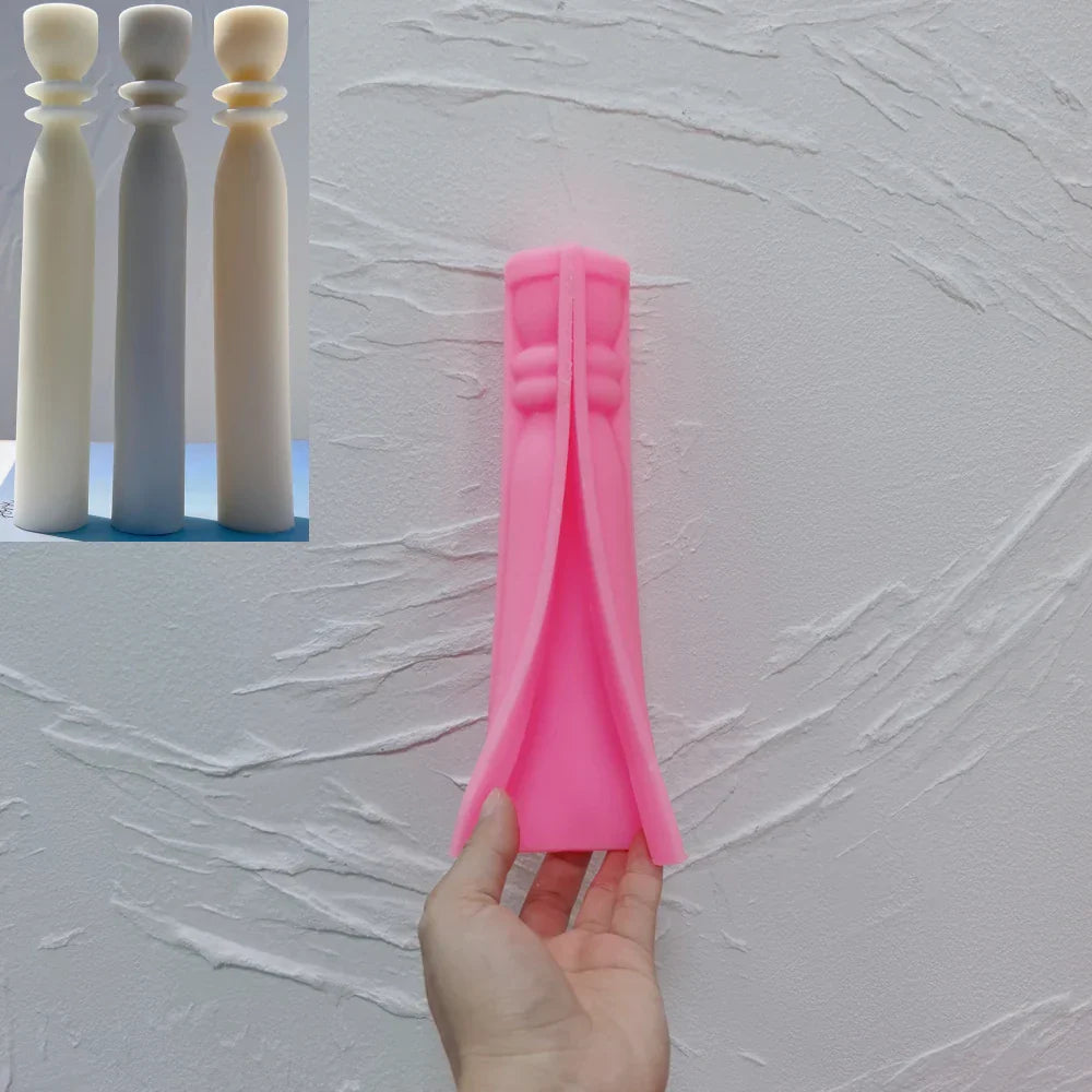 3 Shapes Taper Candle Mould
