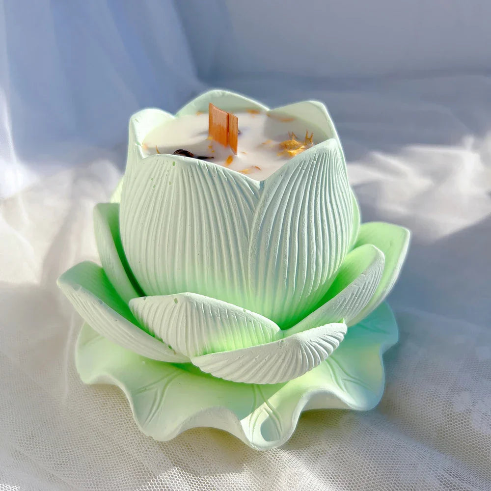 Lotus Tea Light Holder Silicone Mould