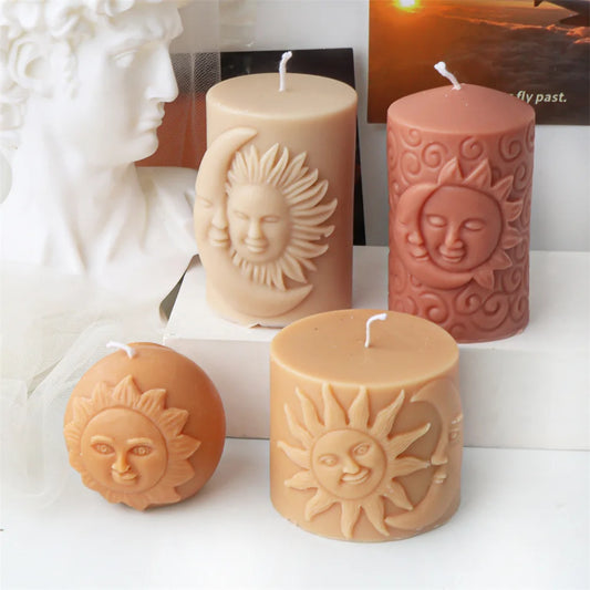 DIY Sun and Moon Candle Mould