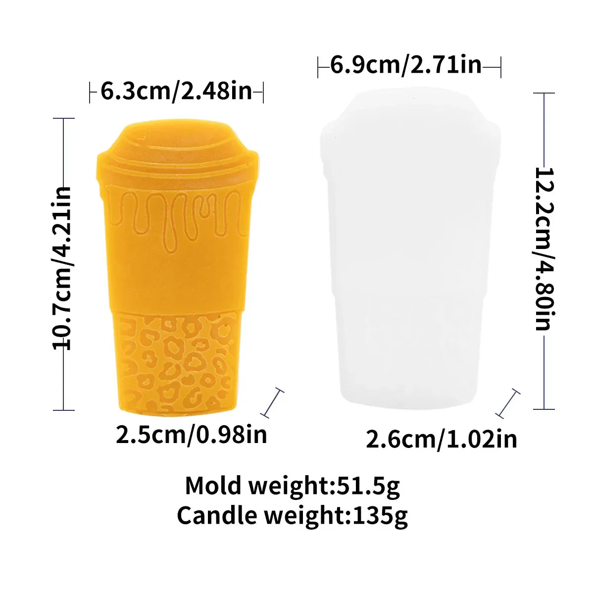 Summer Theme Silicone Candle Moulds