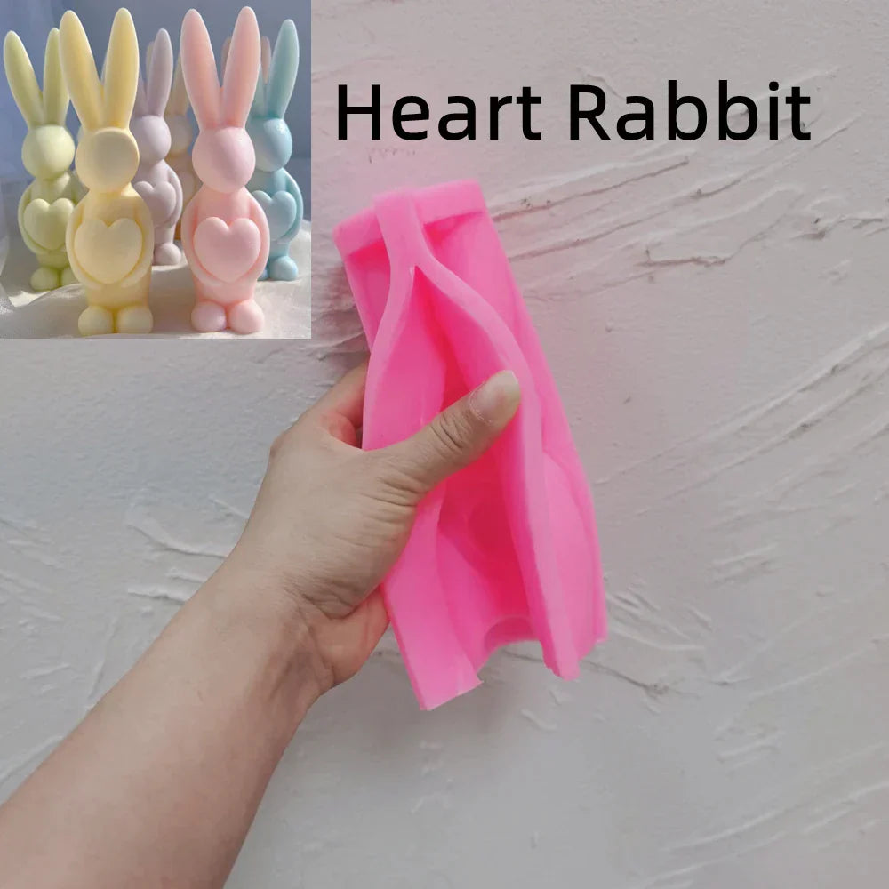 Lop Rabbit Candle Moulds