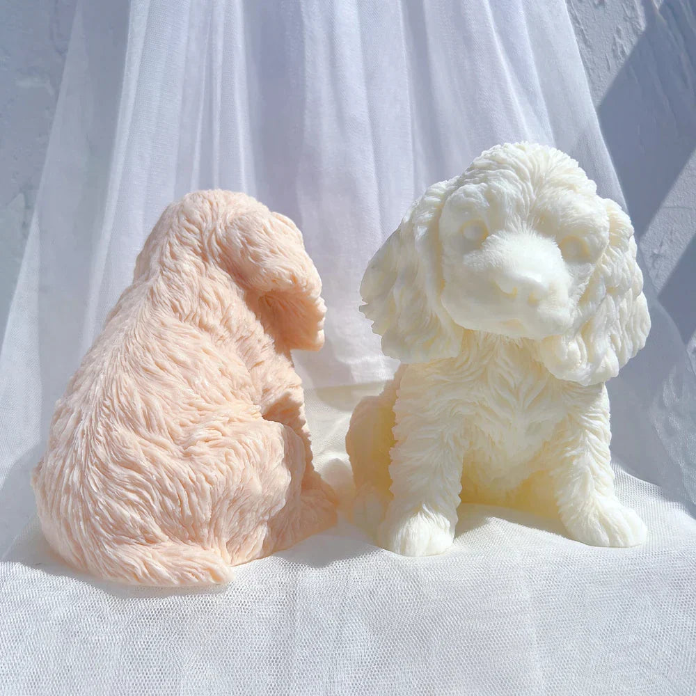 Cocker Spaniel Puppy Candle Mould