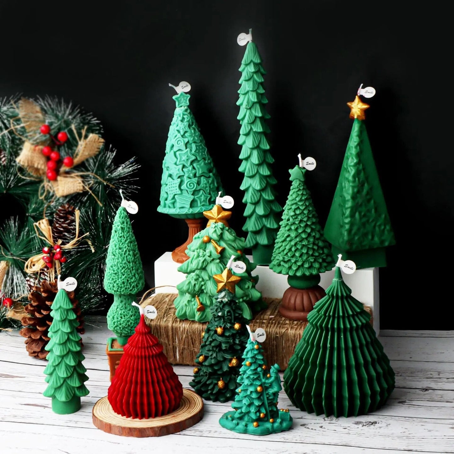 New Christmas Tree Candle Moulds
