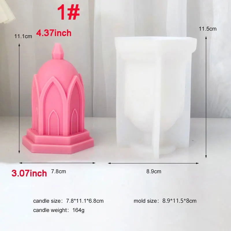 Architectural Dome Candle Mould