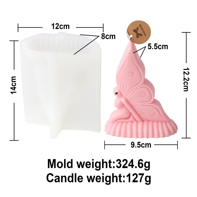 Butterfly Elf Candle Mould