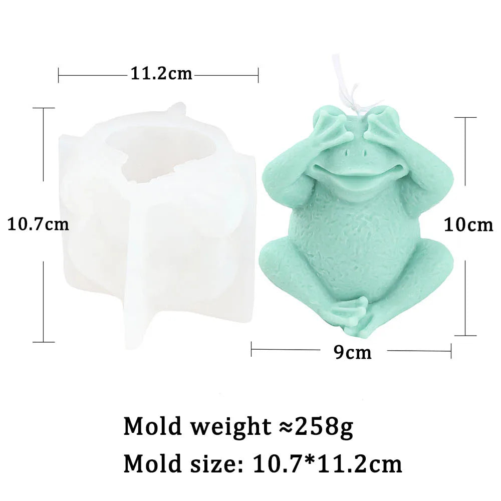 Silly Frog Candle Mould