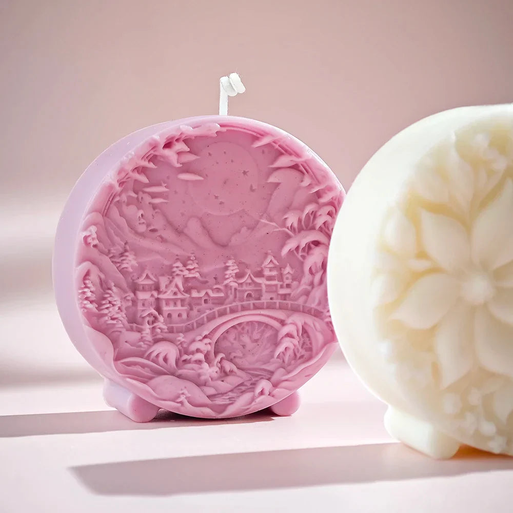 Woodland Lake Bloom Candle Mould