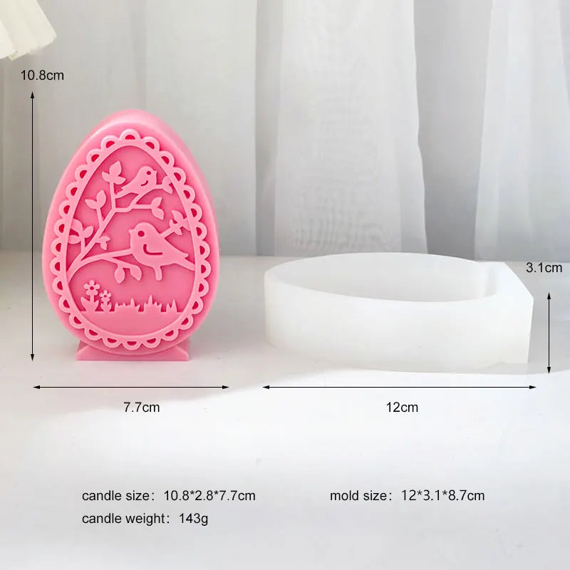 Easter Rabbit Silicone Candle Moulds