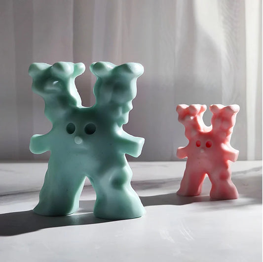 Snowman Monster Candle Silicone Mould