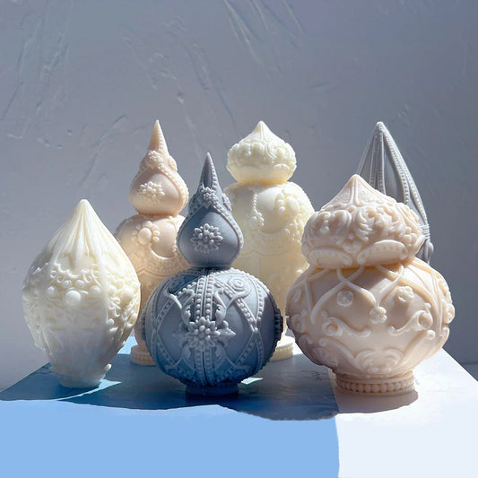 Decorative Bottles Vase Shaped Silicone Candle Mould