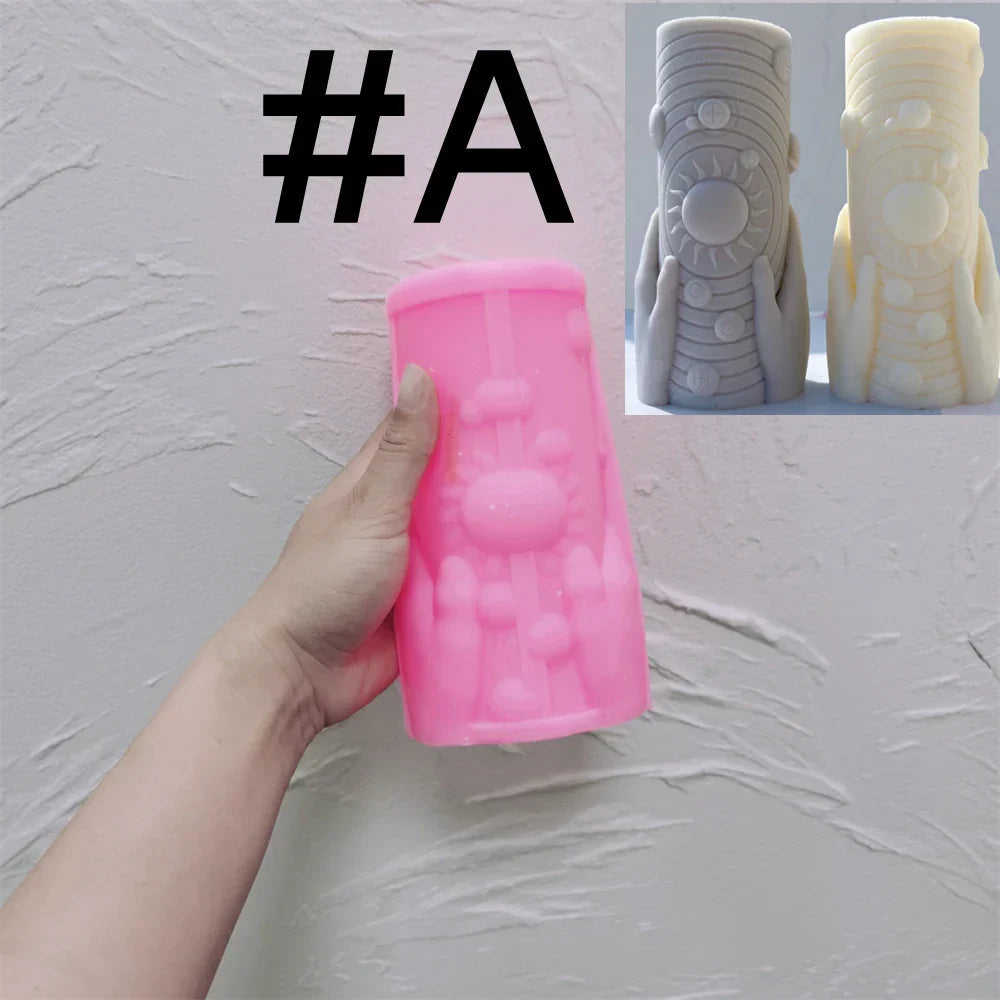 Solar System Candle Moulds: Astrological Home Decor Symbols