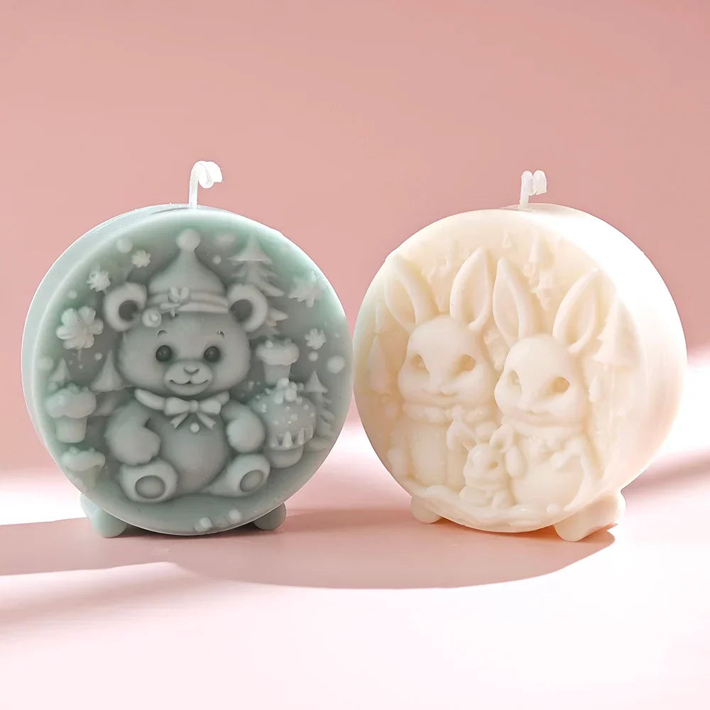Forest Friends Candle Moulds