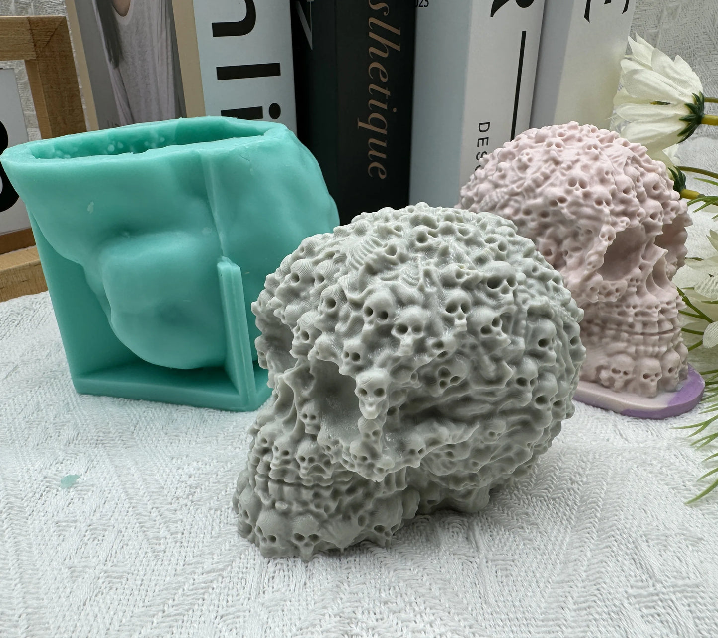 Skull of Skulls Silicone Candle Mould