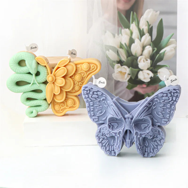 Unique Butterfly Candle Moulds Silicone