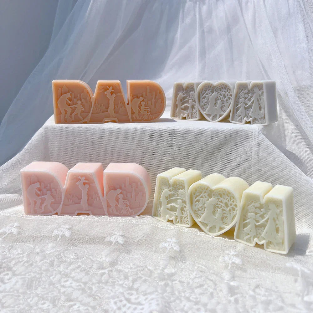 DAD & MOM Candle Mould