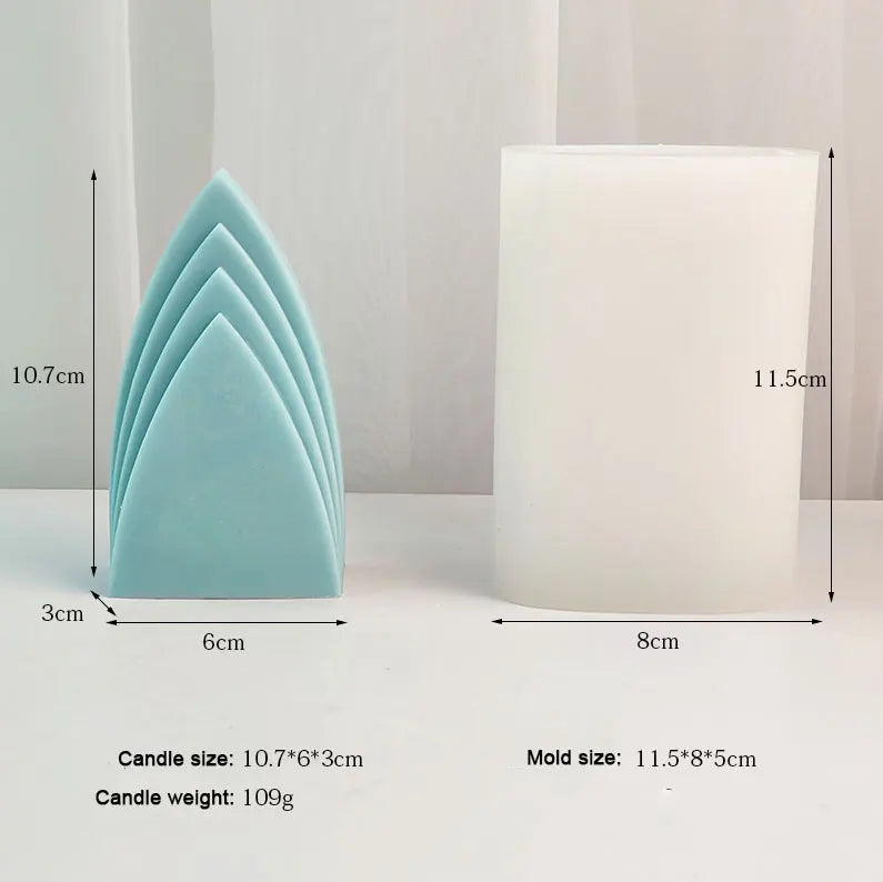 Serenity Spire Candle Silicone Mould