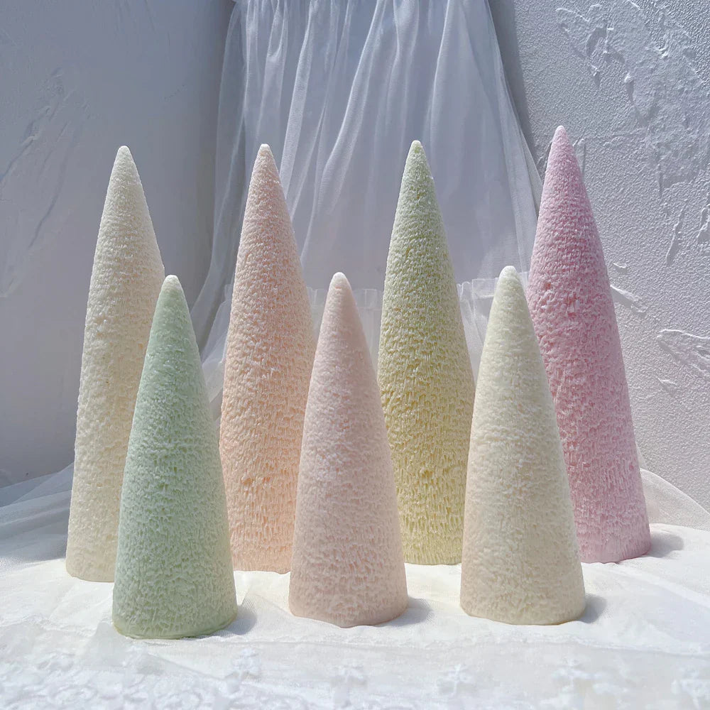 27CM Cone Christmas Tree Silicone Candle Mould