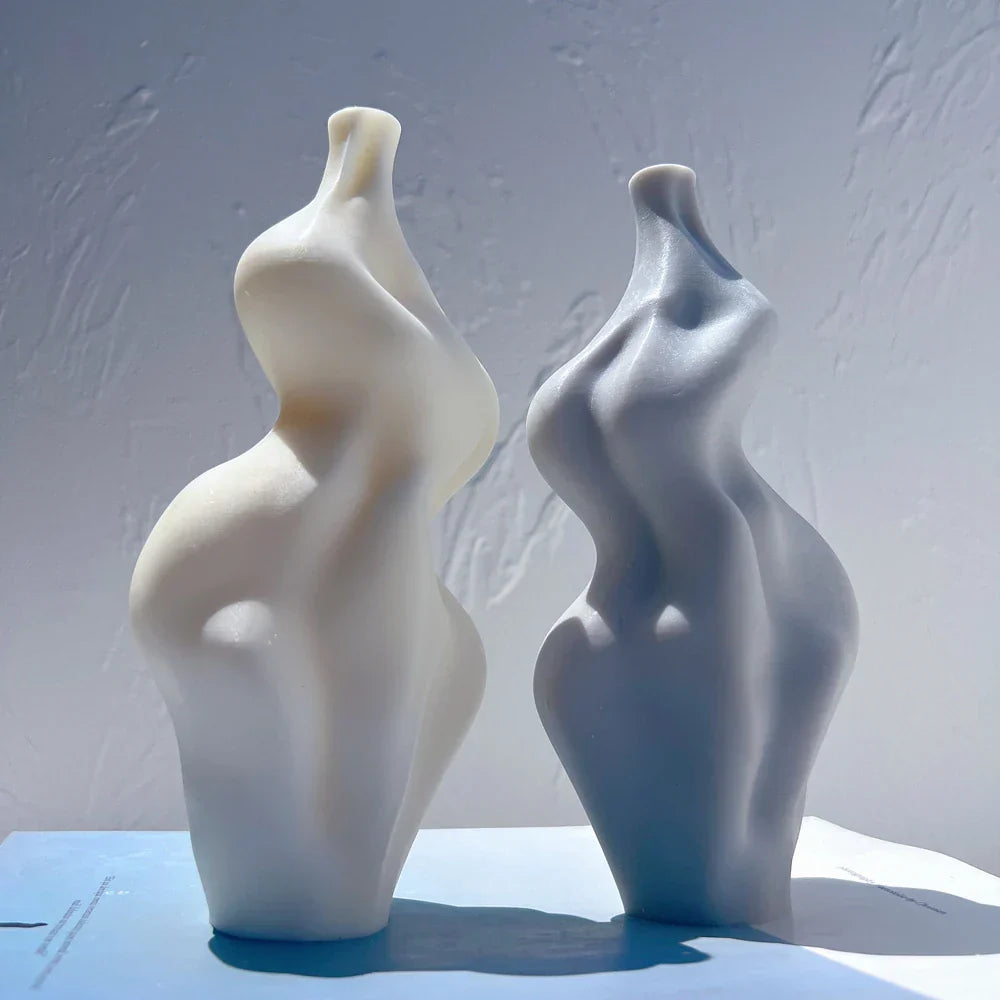 Irregular Geometric Sculptured Candle Silicone Mould