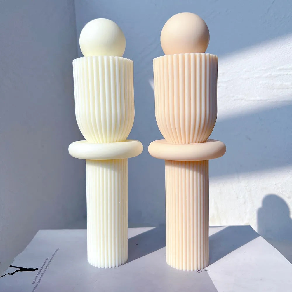 Geometric Shapes Candle Moulds