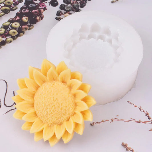Sunflower Candle Silicone Mould