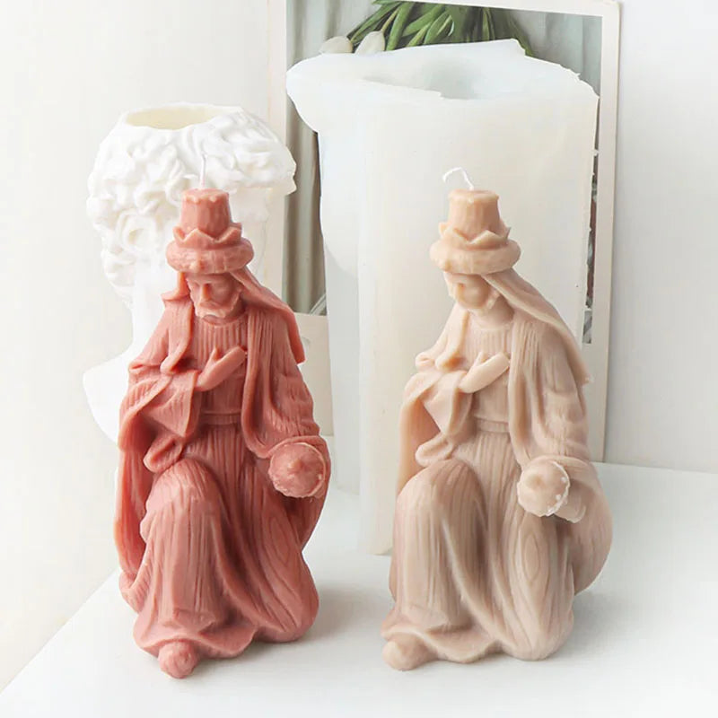 Jesus's Family Candle Silicone Mould