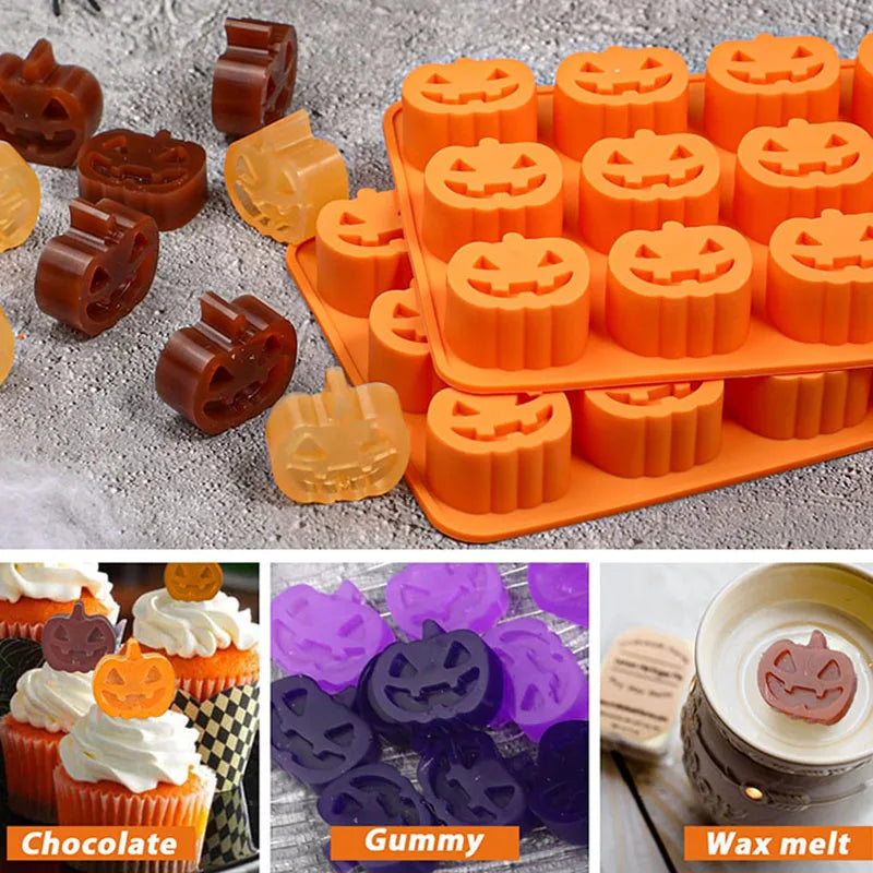 Halloween Pumpkin Decoration Silicone Mould