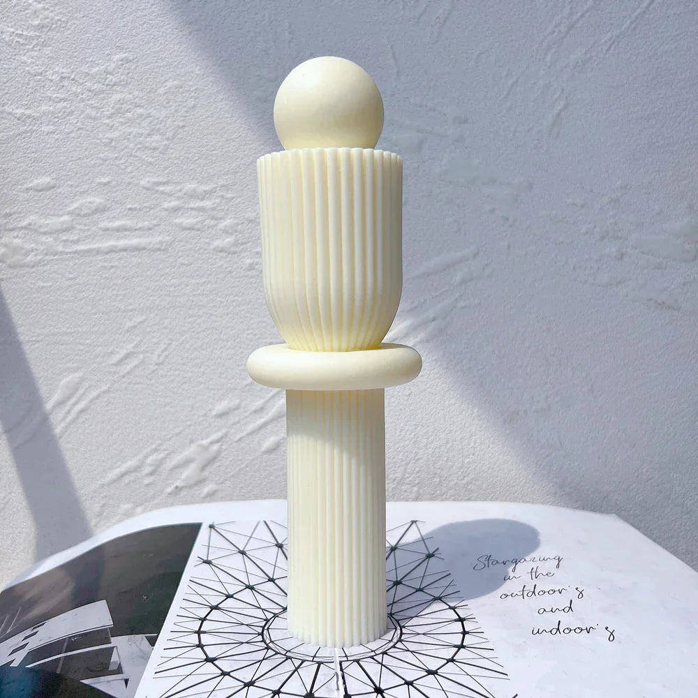 Geometric Shapes Candle Moulds