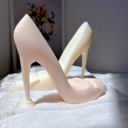 Lady High Heel Shoes Candle Mould