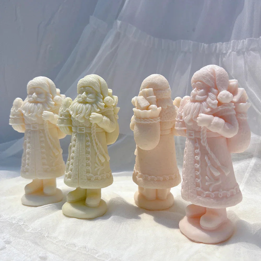 Christmas Gingerbread Santa Candle Mould