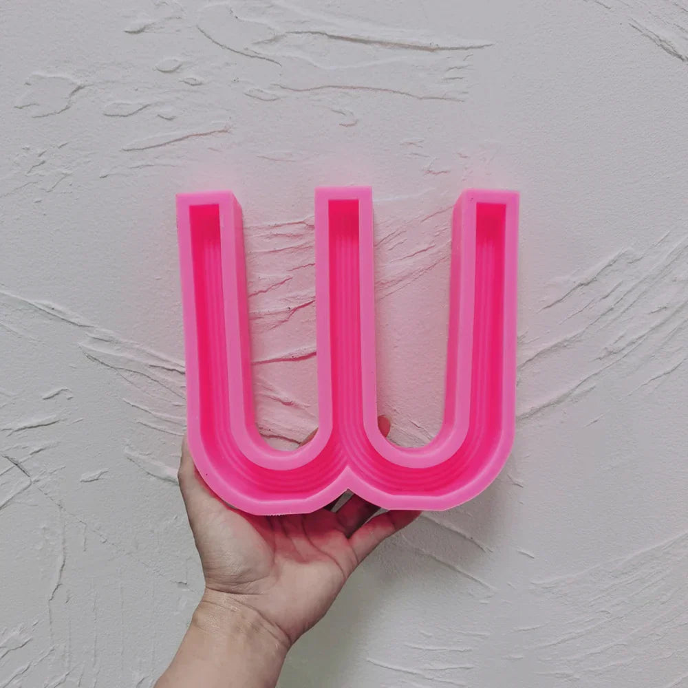 W and Y Shape Silicone Candle Mould