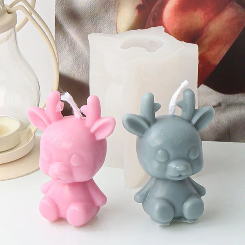 Cartoon Candle Mould Silicone