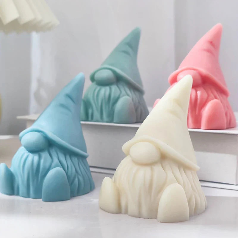 Dwarf figurine Silicone Candle Mould