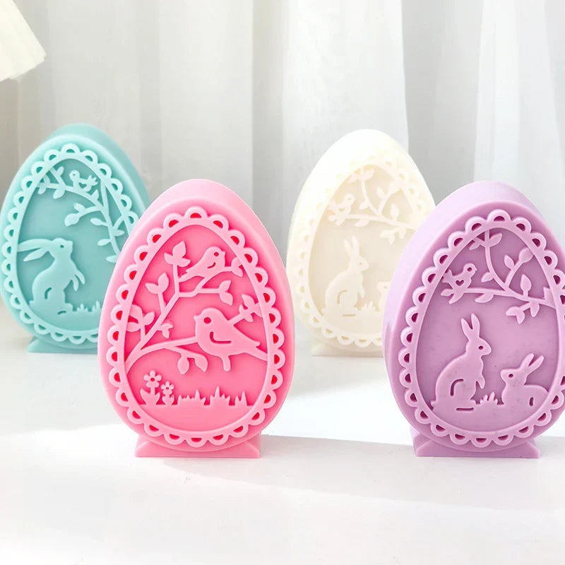 Easter Rabbit Silicone Candle Moulds