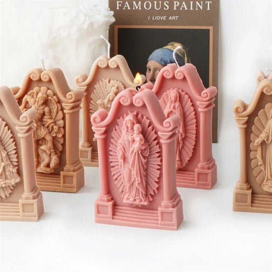 Holy Saints Catholic Prayer Candle Moulds