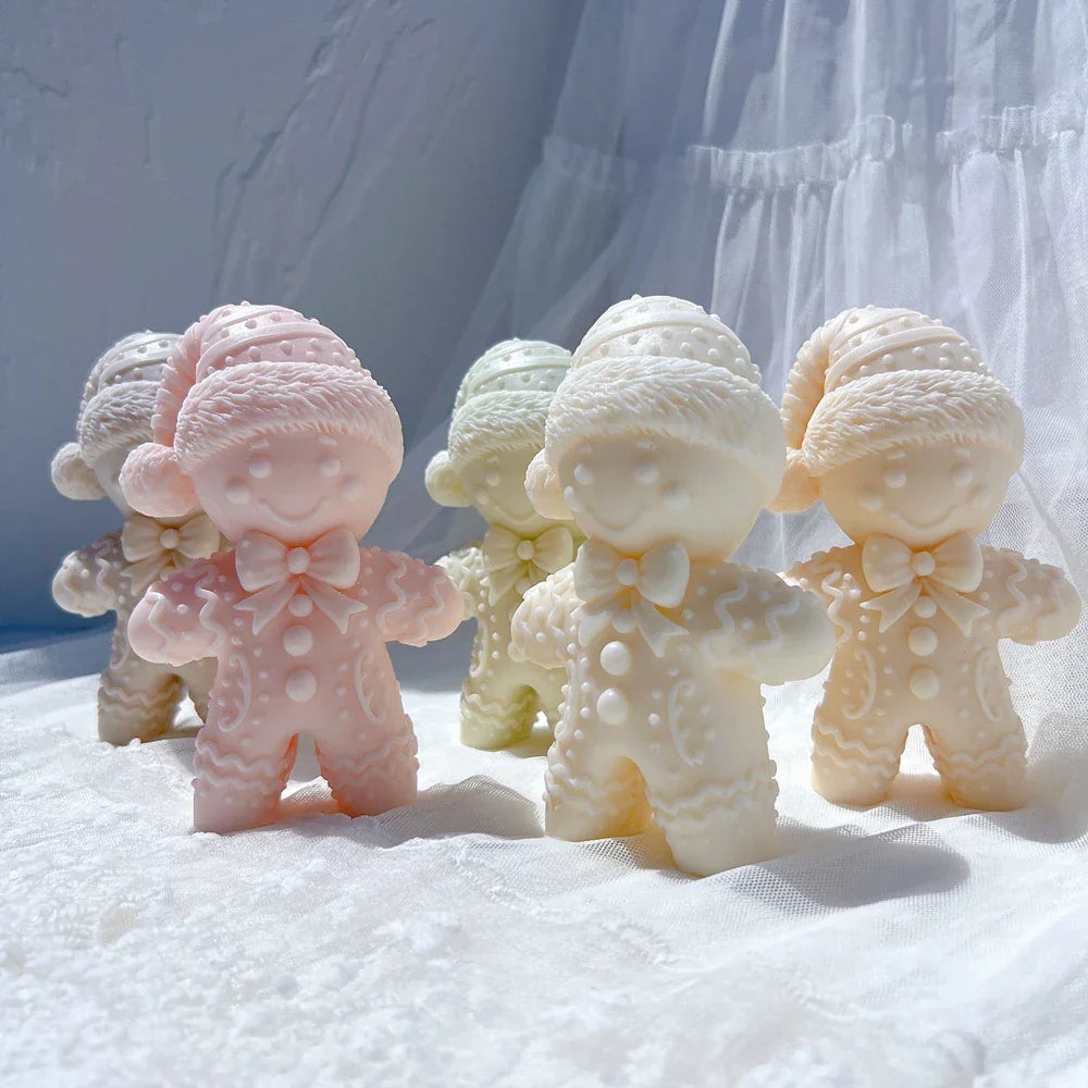 Gingerbread Man Candle Mould