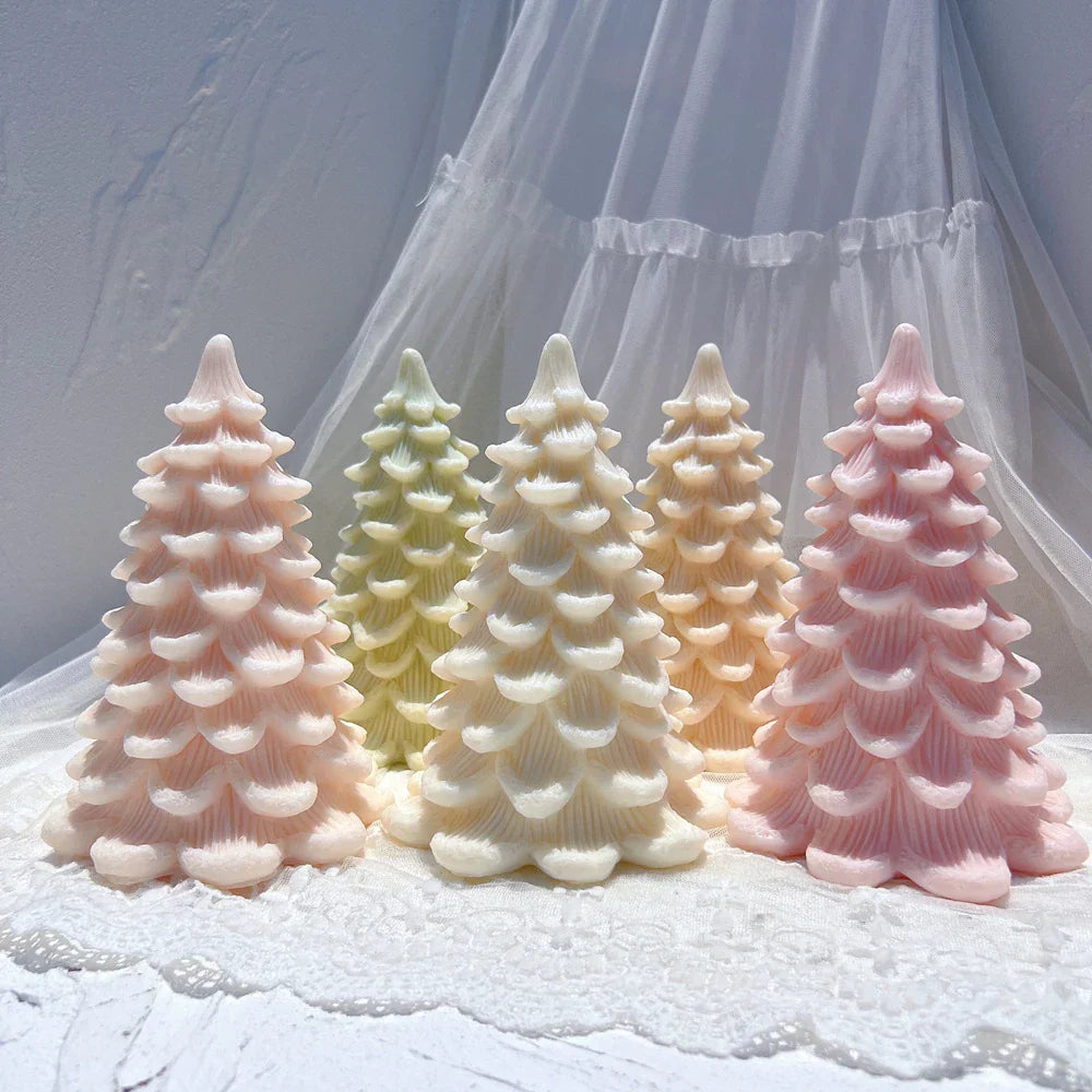 17.5CM Christmas Tree Silicone Candle Mould