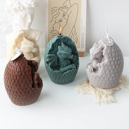 Dragon Egg Candle Silicone Mould