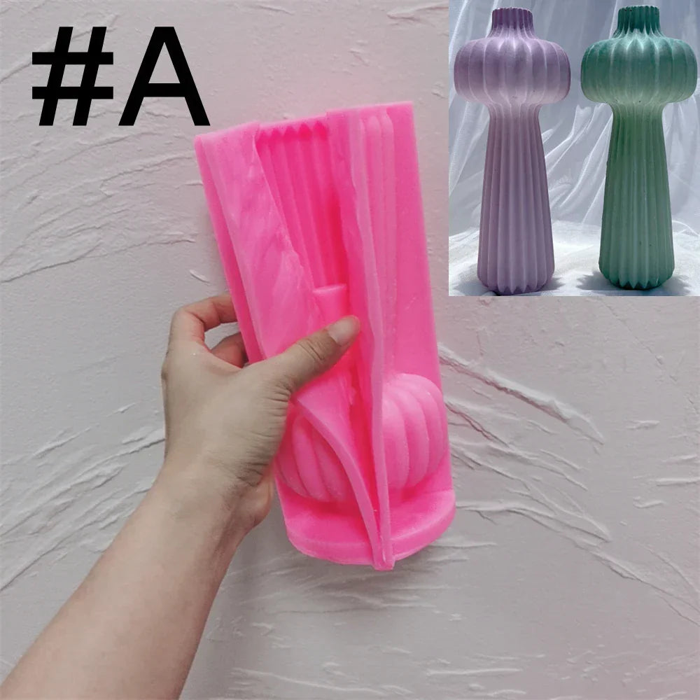 DIY Geometric Vase Silicone Mould for Flower Pots