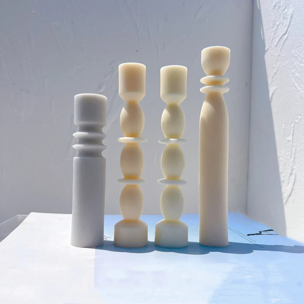 3 Shapes Taper Candle Mould